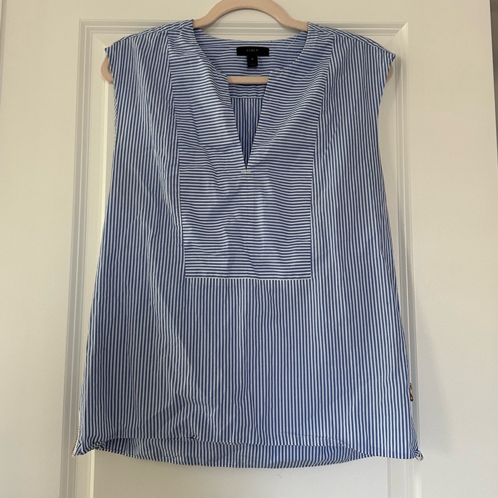 J. Crew Poplin Top